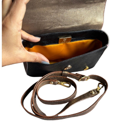 Mini Geo Mola Crossbody