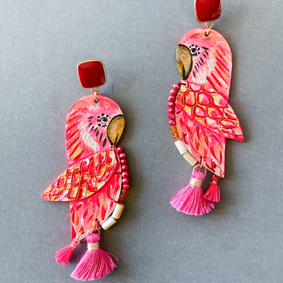 Loros neón de color rosa intenso