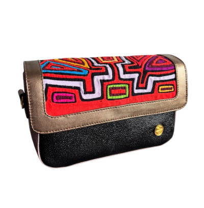 Mini Geo Mola Crossbody