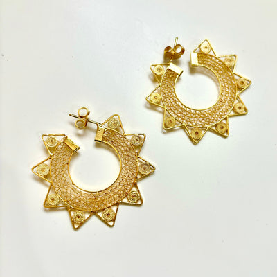 Pendientes de aro de Cleopatra
