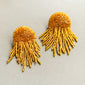Gold Beaded Earrings