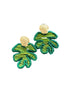 Monstera Midi Earrings
