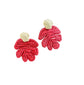 Monstera Midi Earrings
