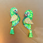 Green Mini Parrots