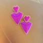 Double Heart 💕 Earrings