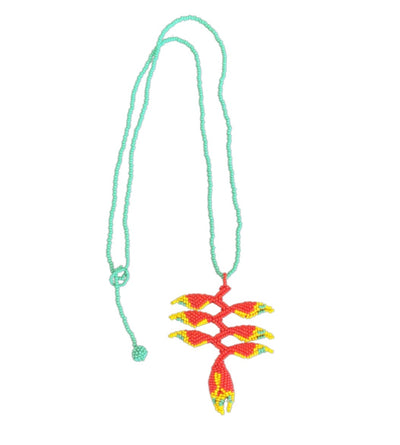 Collar de corazón de lapislázuli con ojo malvado