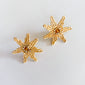 Mini bromelia earrings