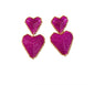 Double Heart 💕 Earrings