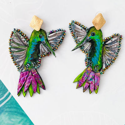 El Colibrí - Pintado a mano